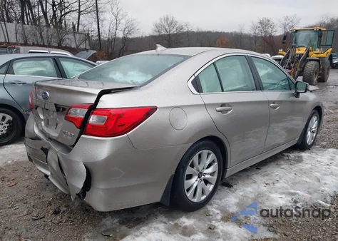 2016 Subaru Legacy 2.5I Premium from USA, damaged, VIN 4S3BNAF65G3051465